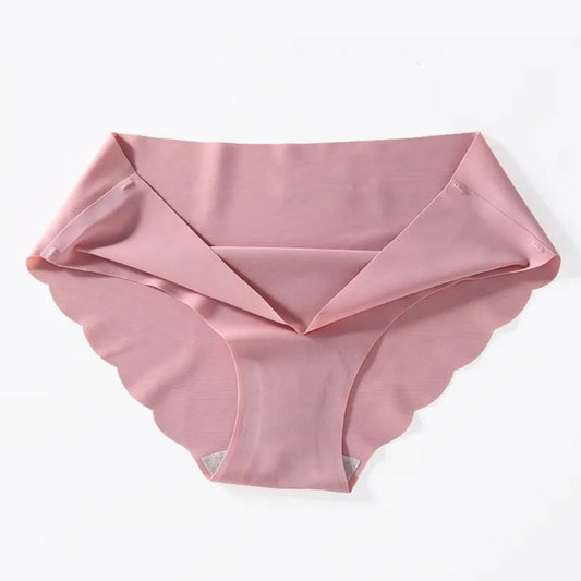 Mid-Waist Seamless Wave Panties