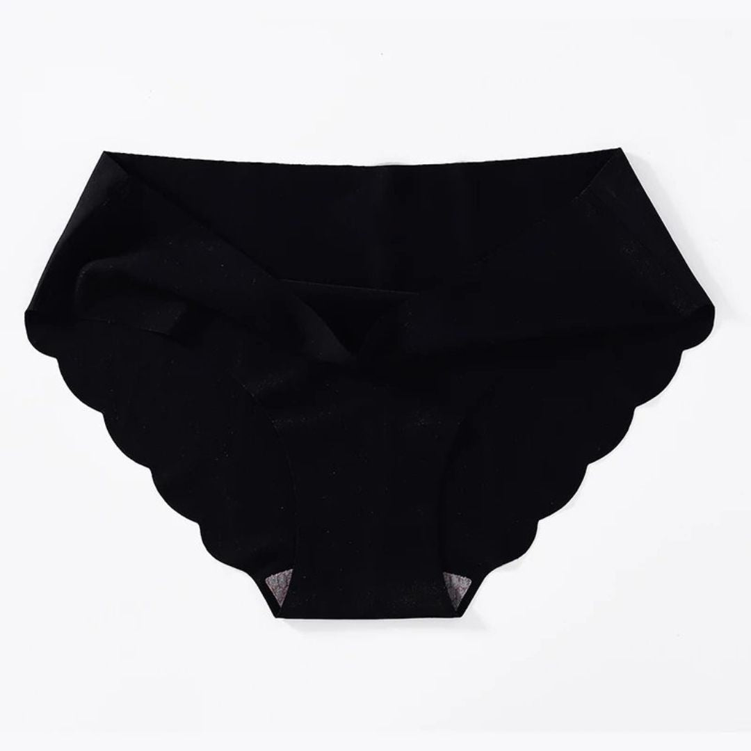 Mid-Waist Seamless Wave Panties